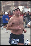 Boston Marathon.  Kenmore Square (1 mile from finish line)