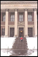 Widener Library.  Harvard Yard.