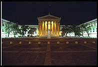 Philadelphia's art museum, from the top of Rocky's steps