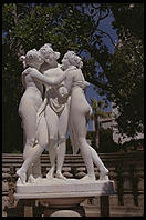 Three Graces. Hearst Castle. San Simeon, California.