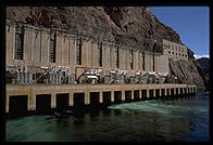 Hoover Dam. Arizona/Nevada border.