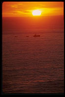 Sunset.  Big Sur.  California.