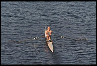 Head of the Charles Regatta, Sunday, October 18, 1998.  From the footbridge to Harvard Business School