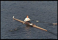 Head of the Charles Regatta, Sunday, October 18, 1998.  From the footbridge to Harvard Business School