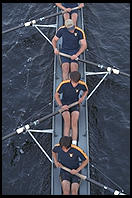 Head of the Charles Regatta, Sunday, October 18, 1998.  From the footbridge to Harvard Business School