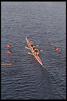 Head of the Charles Regatta, Sunday, October 18, 1998.  From the footbridge to Harvard Business School