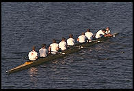 Head of the Charles Regatta, Sunday, October 18, 1998.  From the footbridge to Harvard Business School