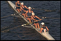 Head of the Charles Regatta, Sunday, October 18, 1998.  From the footbridge to Harvard Business School