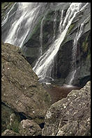 Powerscourt Waterfall.  Wicklow Mountains. Ireland.