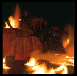 Volcano.  Mirage Hotel.  The Strip.  Las Vegas, Nevada.