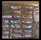 Wire wrapped board.