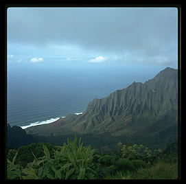 Napali Coast.  Kauai.  Hawaii