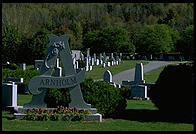 Cemetery in Barre, Vermont, a showcase for some of the finest granite carving in the United States