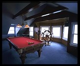 Third floor pool room, 470 Shore Road, Chatham