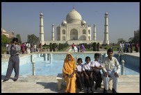 Digital photo titled taj-mahal-VIP-bench