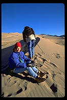 Phil and Rosa.  Great Sand Dunes National Monument.  Mosca, Colorado.