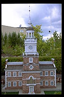 Independence Hall.  Tivoli Miniature World.  Niagara Falls, Canadian Side.