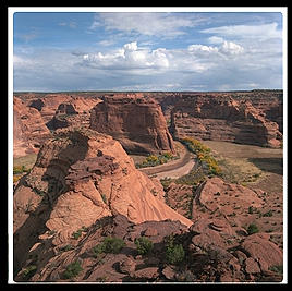Canyon de Chelly (northeast Arizona).