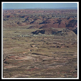 Painted Desert (north-central Arizona).