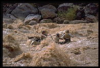 Reenactment of Powell's trip. Lava Falls. Grand Canyon National Park. August 1999.