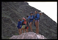 Scouting a rapid.  Grand Canyon National Park.