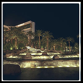 Mirage Hotel.  The Strip.  Las Vegas, Nevada.