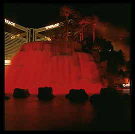 Volcano.  Mirage Hotel.  The Strip.  Las Vegas, Nevada.